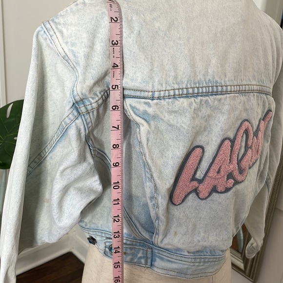 LA GEAR  Jean Jacket with rhinestones - Picture 14 of 16